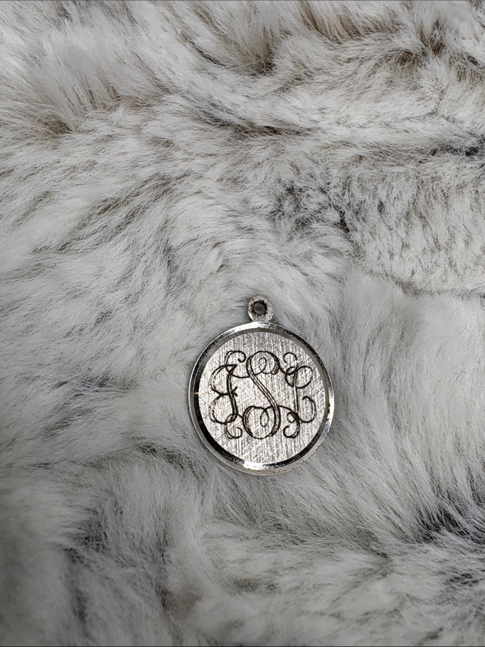 Personalized Sterling Silver LaMode Brand Monogrammed Pendant